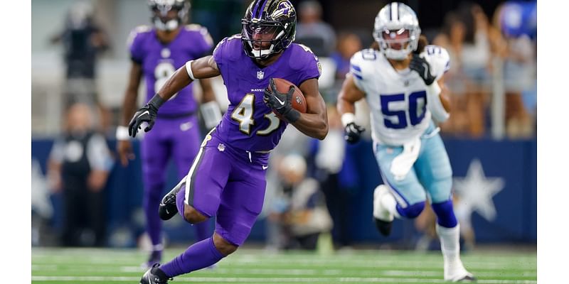 Henry rushes for 151 yards, 2 TDs as Ravens hang on to beat Cowboys 28-25