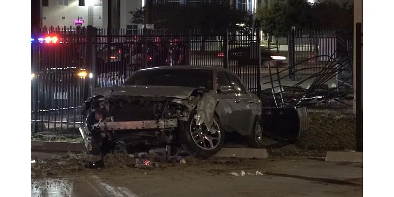 Houston shooting: Man crashes after being shot on Aldine Bender