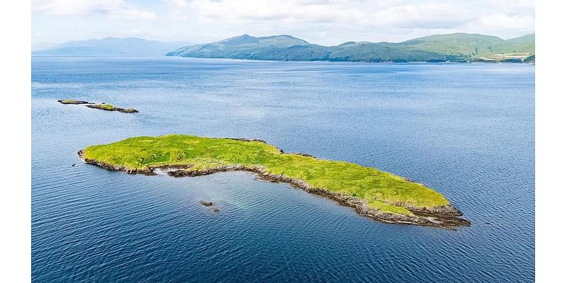 Buy your own island for £125,000: Uninhabited Scottish isle perfect for farming or fishing gets regular visits from otters, seals and porpoises