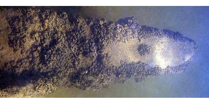 108-year-old shipwreck rests in 7 feet of water after it was moved 35 years ago