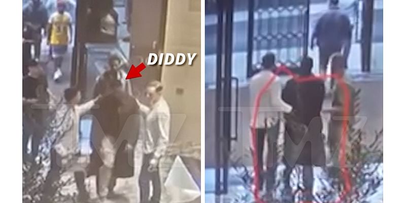 Diddy's Arrest Caught on Video, Marched Out of NYC Hotel in Handcuffs