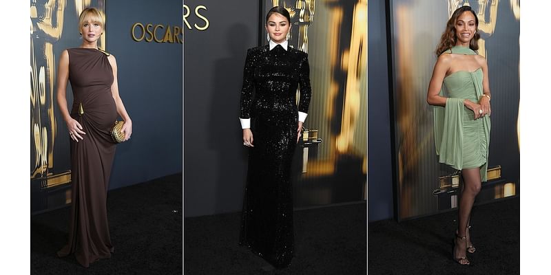 Governors Awards 2024 red carpet: See looks from Jennifer Lawrence, Selena Gomez, Zoe Saldana and more