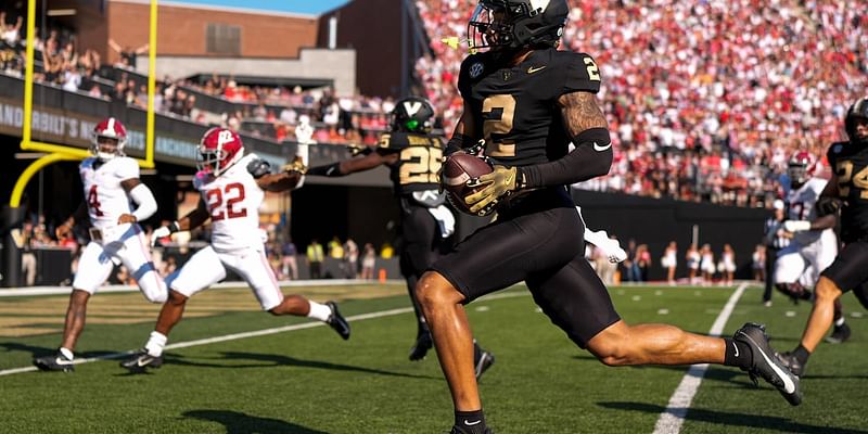 Vanderbilt takes down No. 1 Alabama 40-35 in historic college football victory