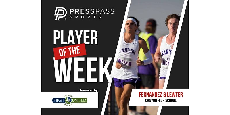 Boys Athlete of the Week – Ryan Fernandez and Lathan Lewter, Canyon