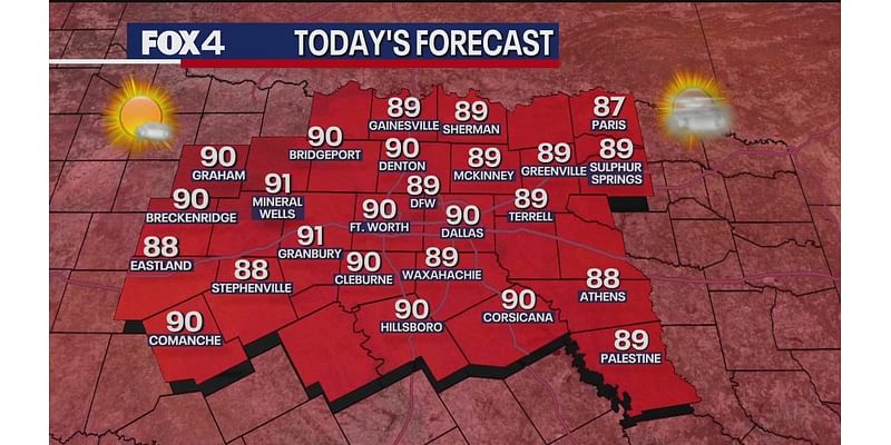 Dallas weather: A warm, dry weekend in North Texas