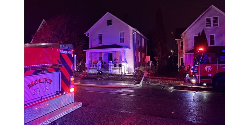 Firefighters remain on scene of Moline structure fire