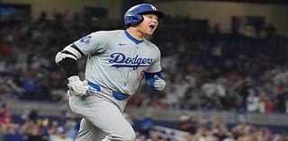 Ohtani has 3 homers, 10 RBIs and becomes first 50-50 player as Dodgers rout Marlins, clinch playoffs