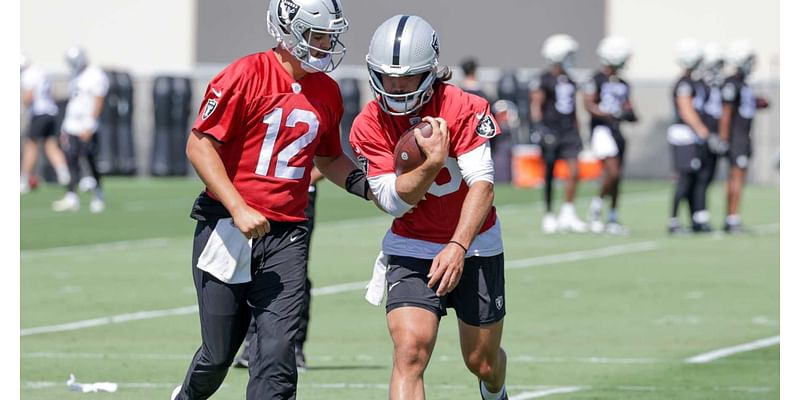 Raiders' Pierce Won't Rule Out Aidan O'Connell as QB1 over Gardner Minshew vs. Browns