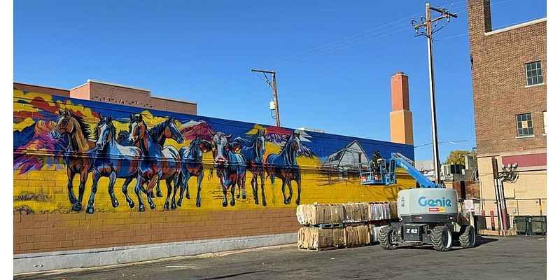 Artists paint murals on buildings across Elko