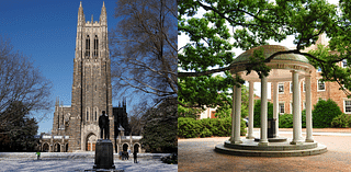 Which North Carolina universities rank among the most beautiful college campuses in America?