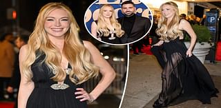 Lindsay Lohan is an ageless icon in sheer plunging gown: ‘Is this woman a witch?’