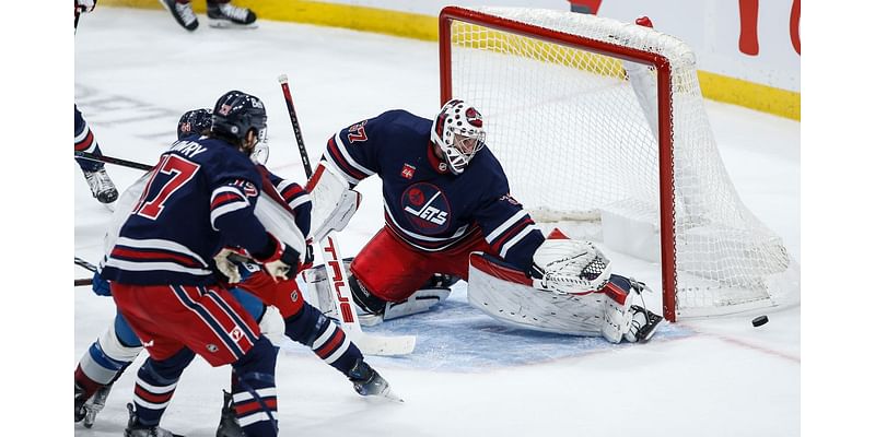 Vilardi scores, Hellebuyck stops 35 shots for third shutout of season as Jets beat Avalanche 1