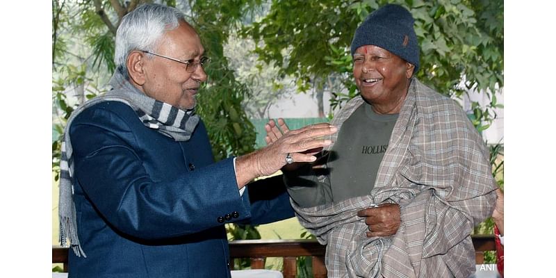 Lalu Yadav Slams Nitish Kumar For Touching Feet Of BJP Leader In Public