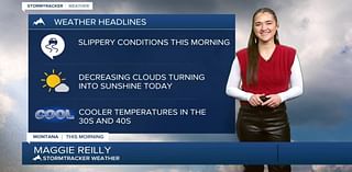 Temps in the upper 30s and 40s today