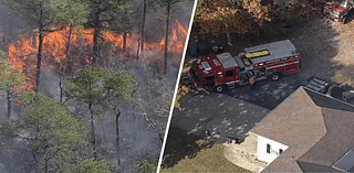 Wildfire breaks out in 2 NJ counties; residents evacuate nearby homes