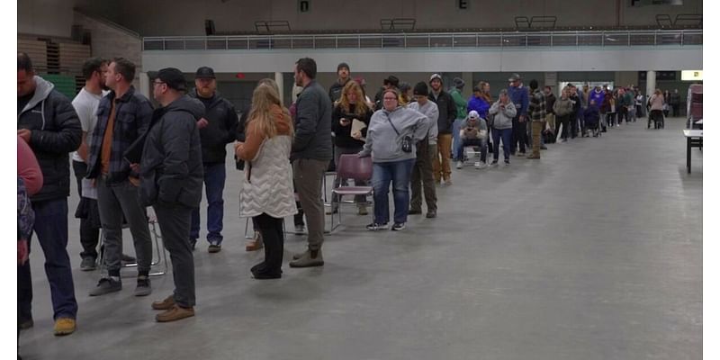 Long lines to vote in Great Falls