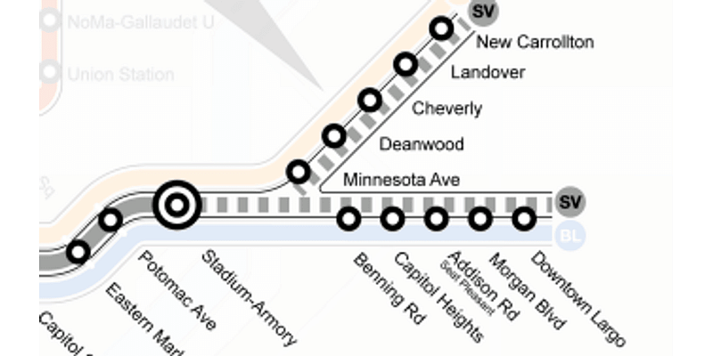 Metro to consider splitting Silver Line, running Yellow trains to Greenbelt again