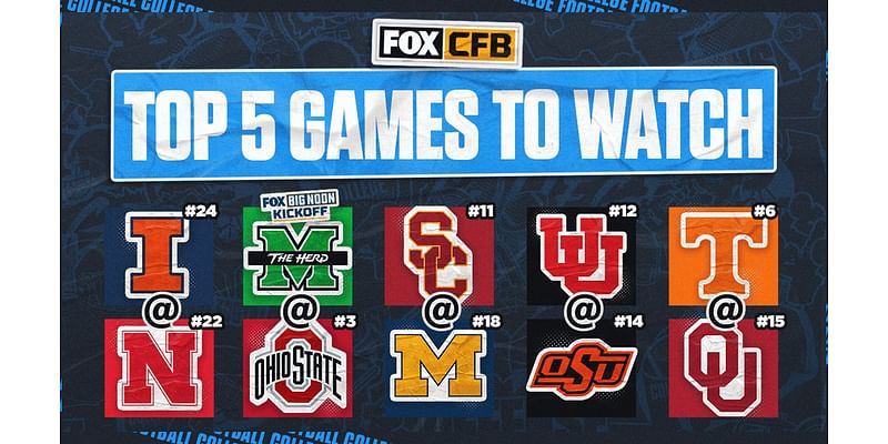 College football Week 4 preview: Top five games to watch this weekend