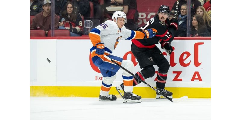 Islanders grab 3-goal lead, hang on to edge Senators