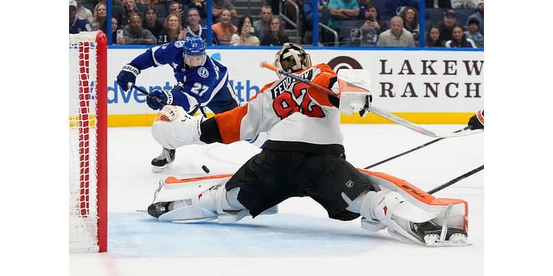 Tippett, Konecny score in shootout to give Flyers 2-1 win over Lightning