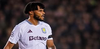 Watch: Tyrone Mings concedes truly BIZARRE penalty on his Aston Villa return as he picks up Emiliano Martinez's goal kick in his own box