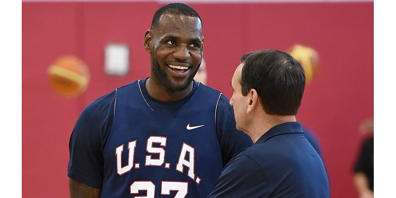 LeBron James Shares Dream of Playing for Coach Mike Krzyzewski