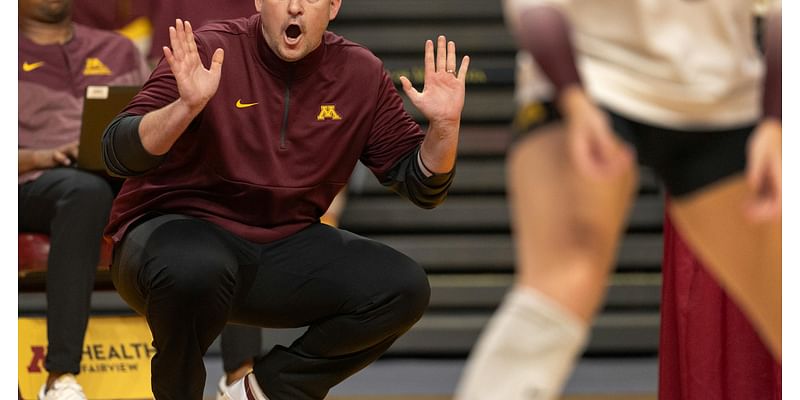 hot Gophers volleyball: A reunion for coach Keegan Cook