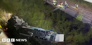 M6 Thelwall Viaduct: Warning after lorry plunges 60m from bridge