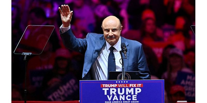 Dr. Phil's shock U-turn on Donald Trump endorsement after 'rebelling' against Kamala Harris for 'snubbing' him