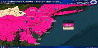 ‘Explosive Fire Growth’ Friday In NJ As Red Flag Warnings Issued