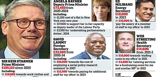 £314,000 given to Sir Keir Starmer's top team over two decades by millionaire peer Lord Waheed Alli