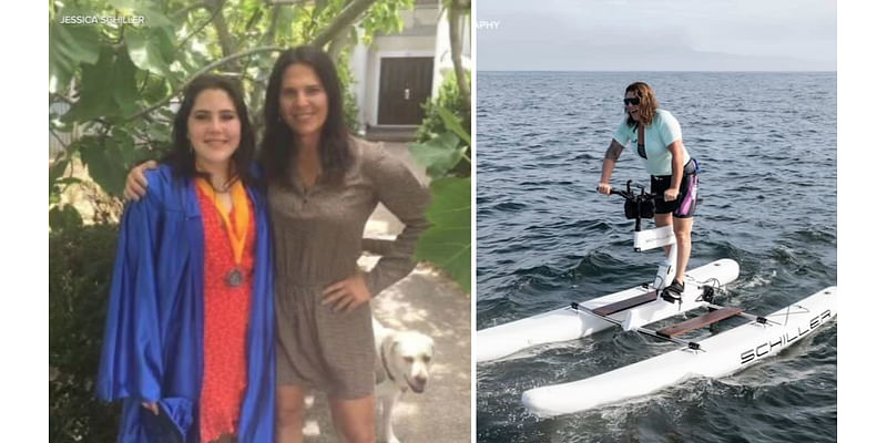 Bay Area woman makes history riding water bike to Farallon Islands in honor of daughter