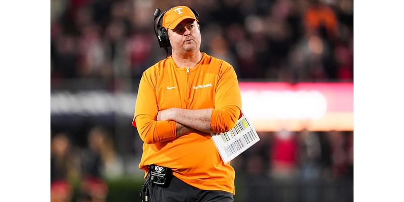 Josh Heupel was displeased with the officiating in Tennessee football's loss at Georgia