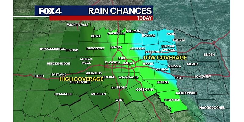 Dallas Weather: Rain chances return to the forecast