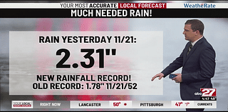 Rain exits today, staying breezy, but decent travel weather across the east