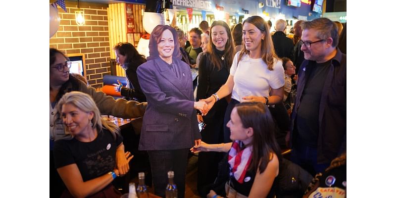 UK-based Democrats gather at London bar to support Kamala Harris