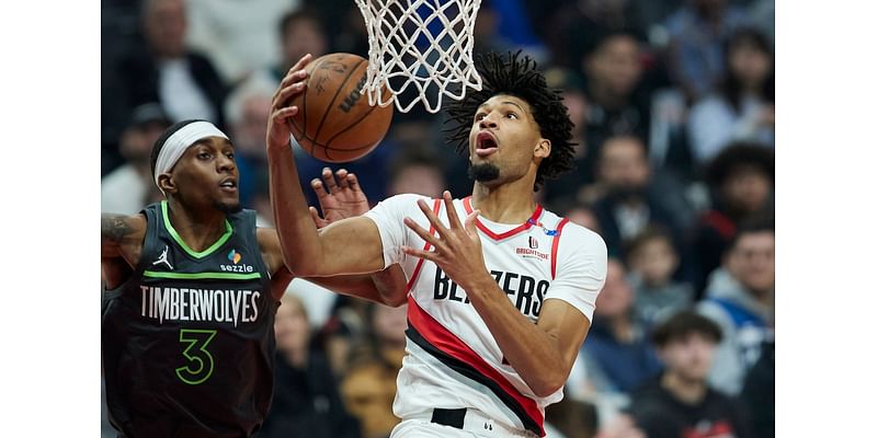 Trail Blazers' Shaedon Sharpe throws down vicious follow dunk: Watch