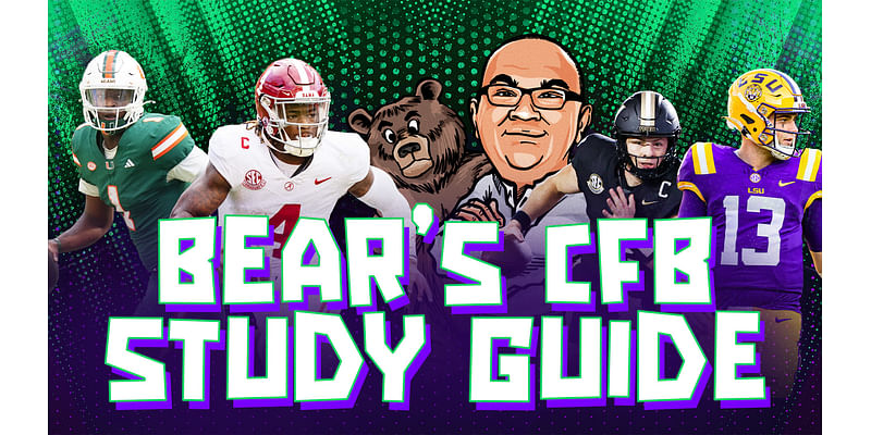 Chris 'The Bear' Fallica's college football Week 11 study guide