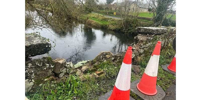 Road closure in place at site of Louth bridge damaged in car crash