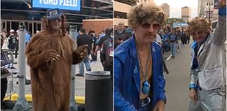 Detroit Lions fans flood the city in a sea of Honolulu Blue for Monday Night Football