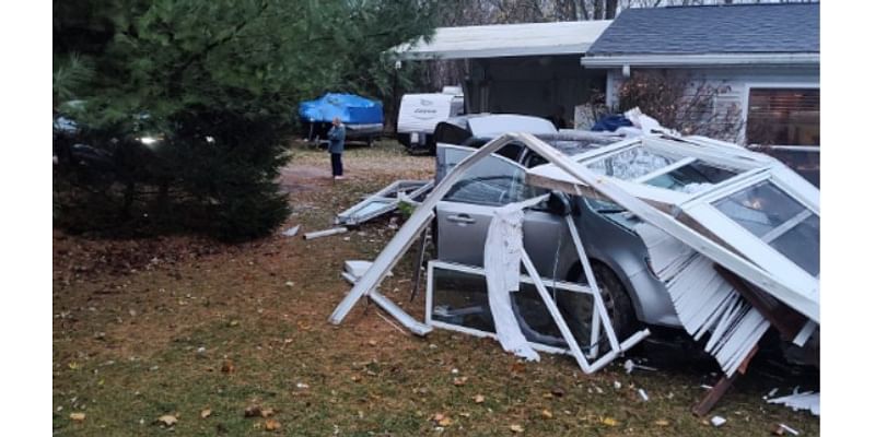 Deputies: Car crashes into Lawrence Township house