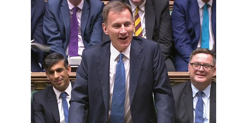 Hunt begins to ease historically high tax burden with eye on Tory election hopes