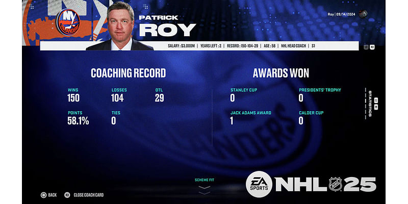 NHL 25 Update Adds All 32 Coaches, Improves Gameplay