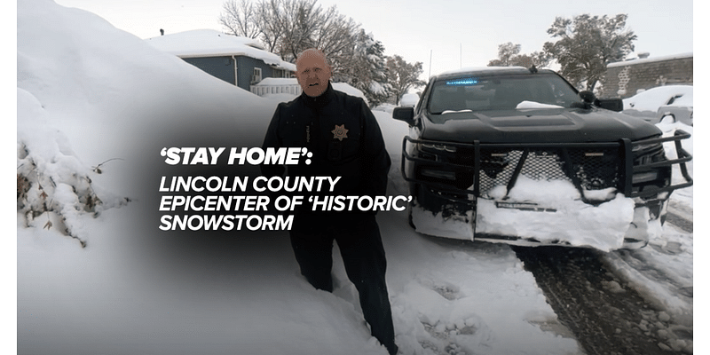 'This is dangerous': Historic Lincoln County snow storm stranding motorists