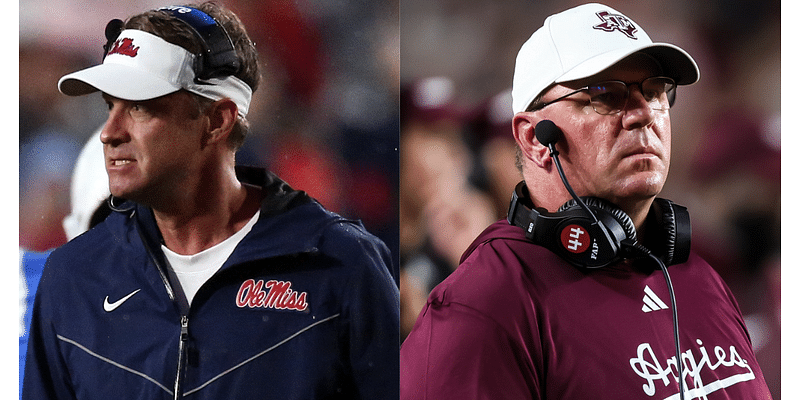 Lane Kiffin fires back at Mike Elko after A&M coach trolled him about night games