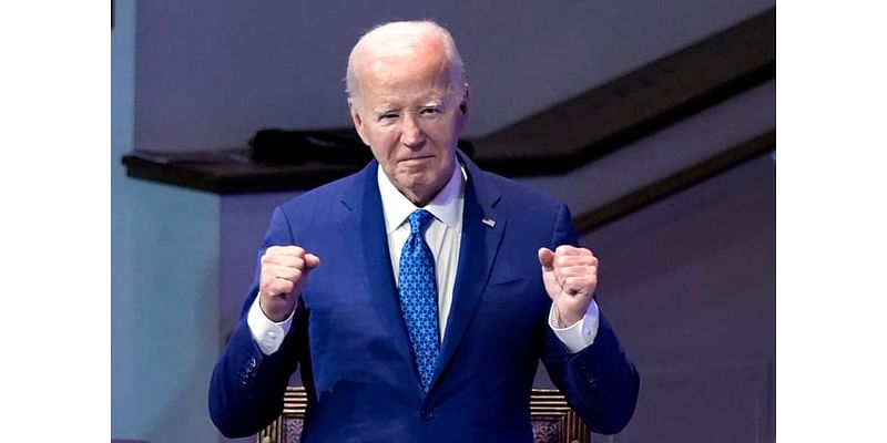 Biden campaigns in Pennsylvania, seeking to project strength and quiet Democratic jitters