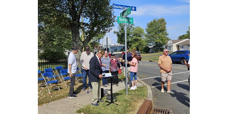 World War II Veteran Honored With Street Sign In South Brunswick