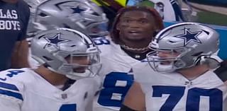 Things You Hate To See: CeeDee Lamb Yelling At Dak On The Sideline, and Then Dak Yelling At Someone To "Jump Off" In The Tunnel