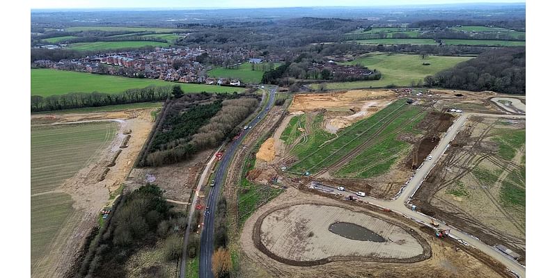 Fury as plans for £308m eco-housing project with 6,000 homes is given green light despite backlash from locals over 'concrete jungle' that will destroy picturesque countryside