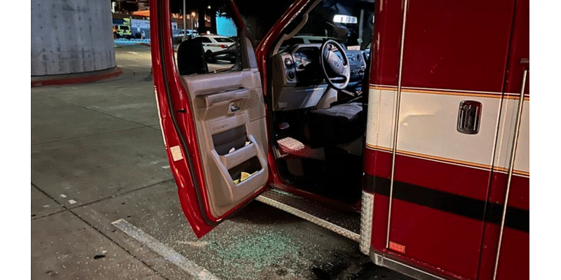 Medic injured after man breaks ambulance windows at Zuckerberg General Hospital: SFFD